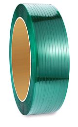 PET STRAP 7/16X9900 .024 GRN SM 16X6 28CL/SK